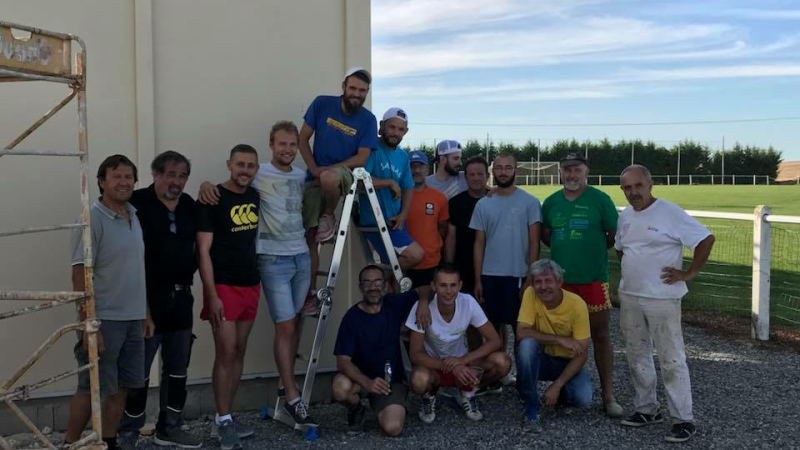 Des travaux au stade de Labarthète