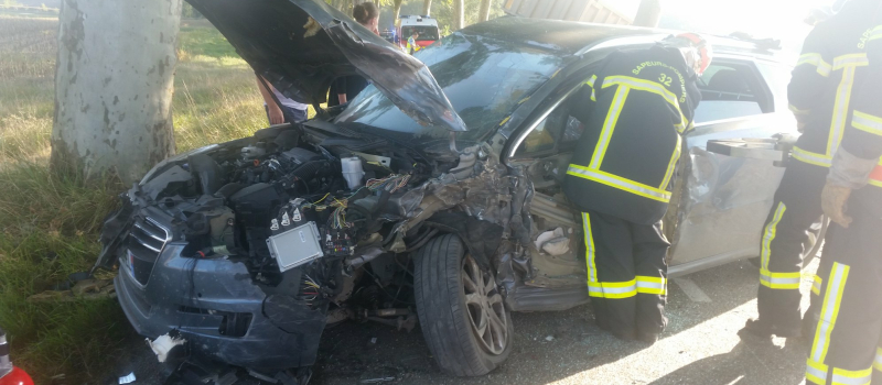 Spectaculaire collision Poids-lourd / VL
