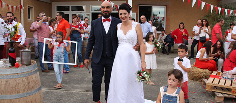 Ambiance fiesta pour un mariage très local