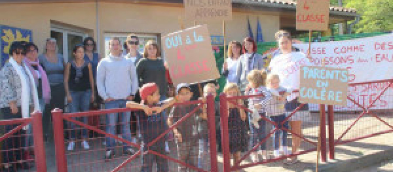 Parents d’élèves et élus se mobilisent pour l’ouverture d’une classe