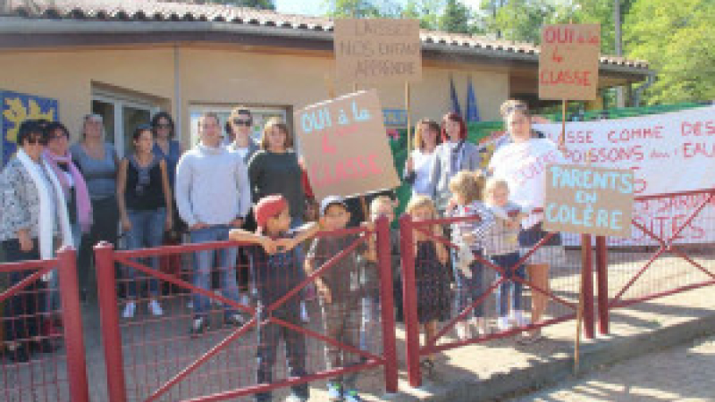 Parents d’élèves et élus se mobilisent pour l’ouverture d’une classe