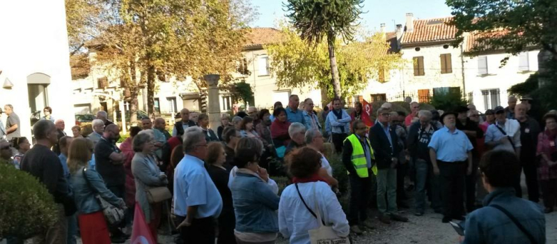 Inauguration de l'union locale C.G.T. 