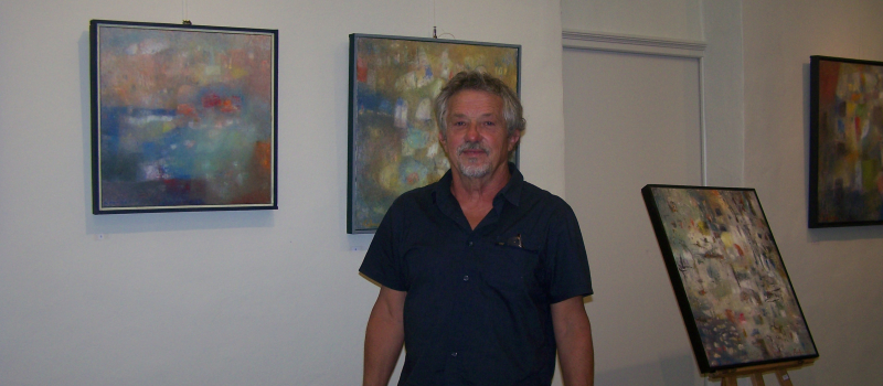 Vernissage à la galerie l'Arcade : Voyage dans la transparence et la poésie de l'artiste peintre Patrick Rabassa