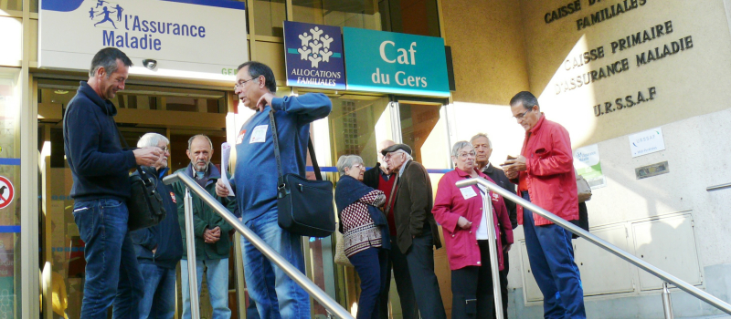 Les retraités dans la rue le 9 octobre