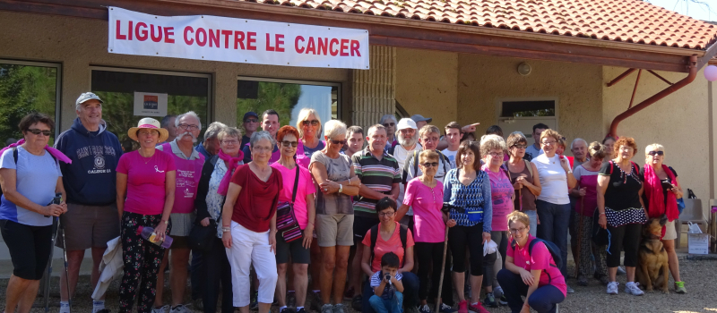 Belle mobilisation du village de Ricourt pour la journée Octobre Rose
