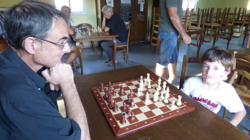 L'équipe Chess in Marciac s'entraîne pour la compétition
