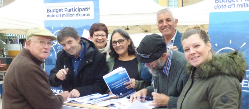 Un beau lancement pour le budget participatif