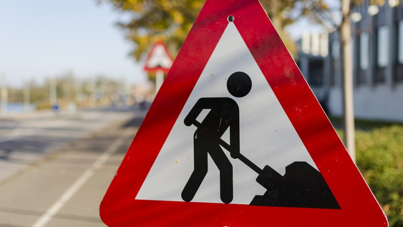 Travaux sur la RD 9 avenue de Verdun