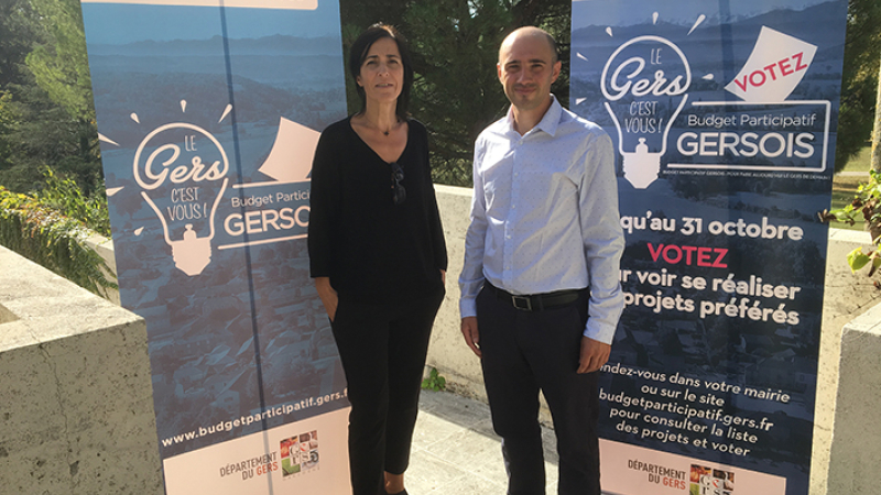 Budget Participatif Gersois  au marché ce vendredi.