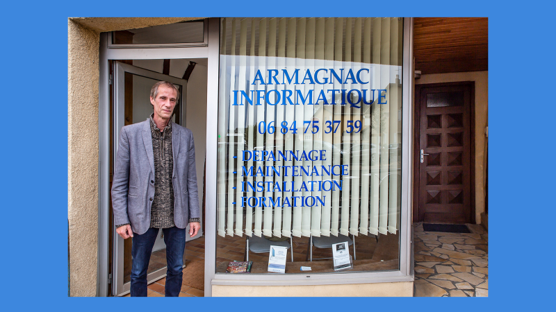 Un spécialiste de l’informatique s’est installé à Nogaro 