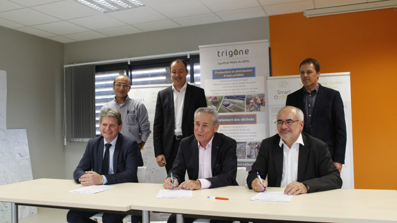 Trigone, la distribution d’eau potable.