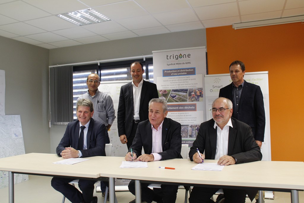 Signature de la convention Smart Occitania.