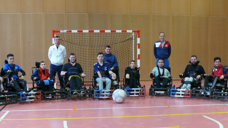 Auch : L'équipe de France de foot fauteuil en stage