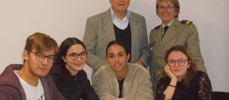 4 jeunes lycéens à l'honneur lors des cérémonies commémoratives du 11 novembre
