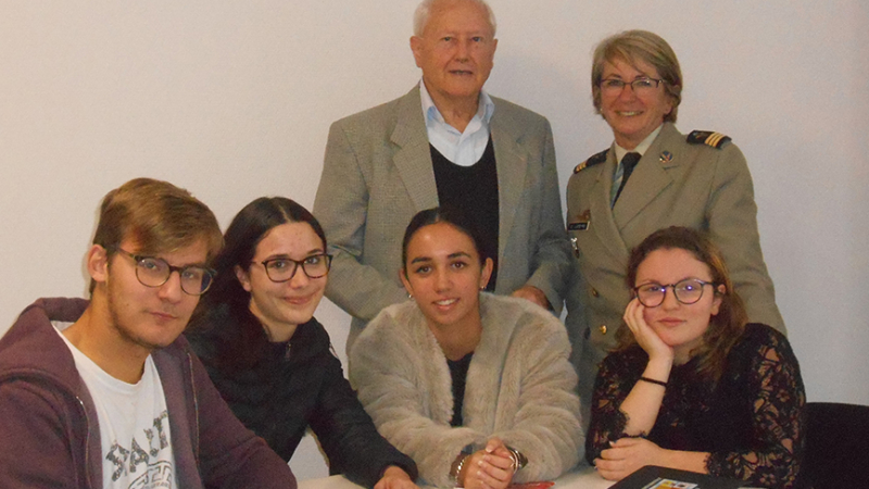 4 jeunes lycéens à l'honneur lors des cérémonies commémoratives du 11 novembre