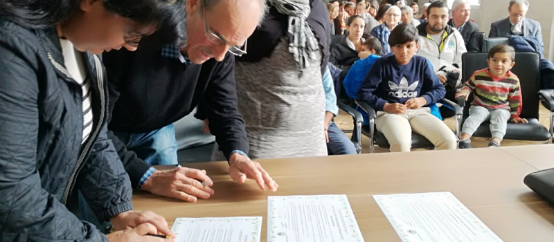 Mobilisation contre l'expulsion d'une famille albanaise