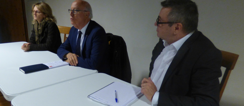 La présentation du futur gymnase
