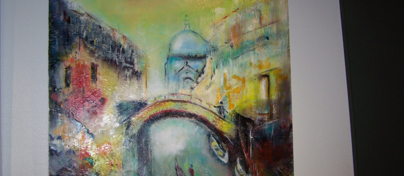 Pierre Gastou, artiste peintre : "croqueur" de couleurs expose à l'Office de tourisme de la Gascogne toulousaine