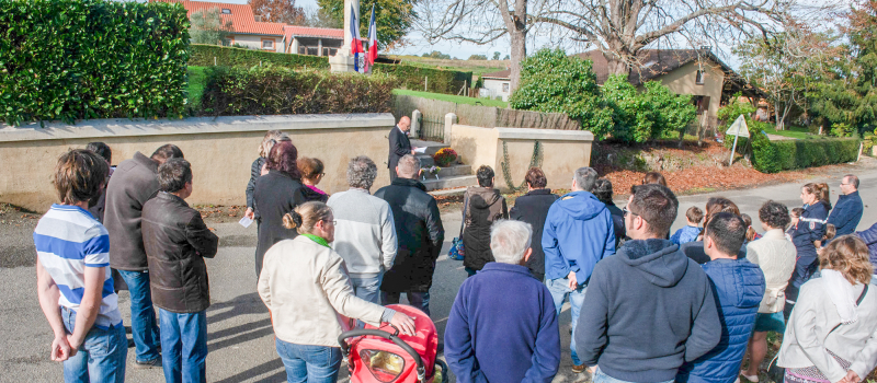 On n’oublie pas les poilus à Arblade-le-Haut  non plus