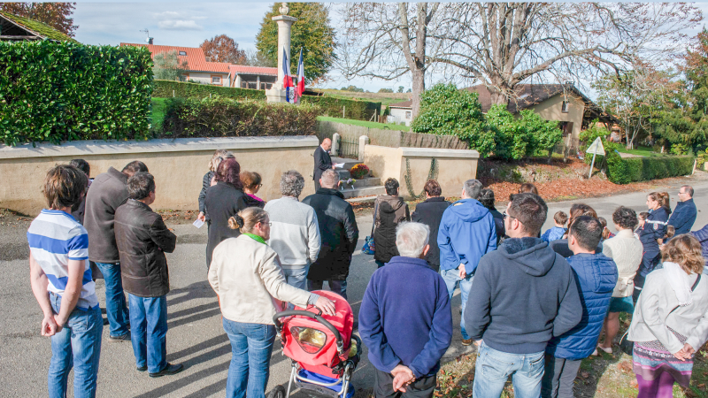 On n’oublie pas les poilus à Arblade-le-Haut  non plus
