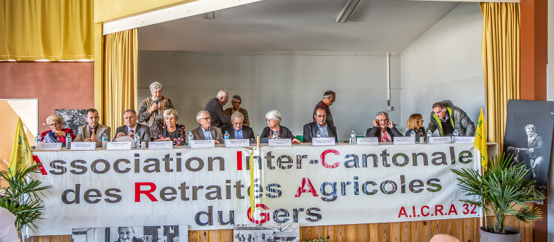 La colère des retraités agricoles lors de l’AG au Houga  