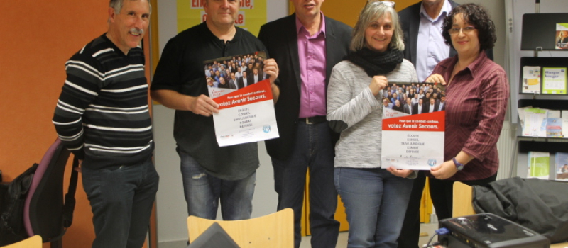 Liste commune entre Avenir Secours CFE-CGC et UNSA