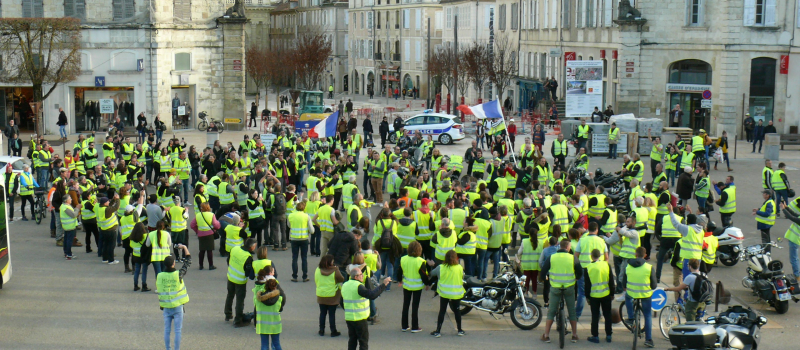 Point sur la manifestation des gilets jaunes sur Auch 