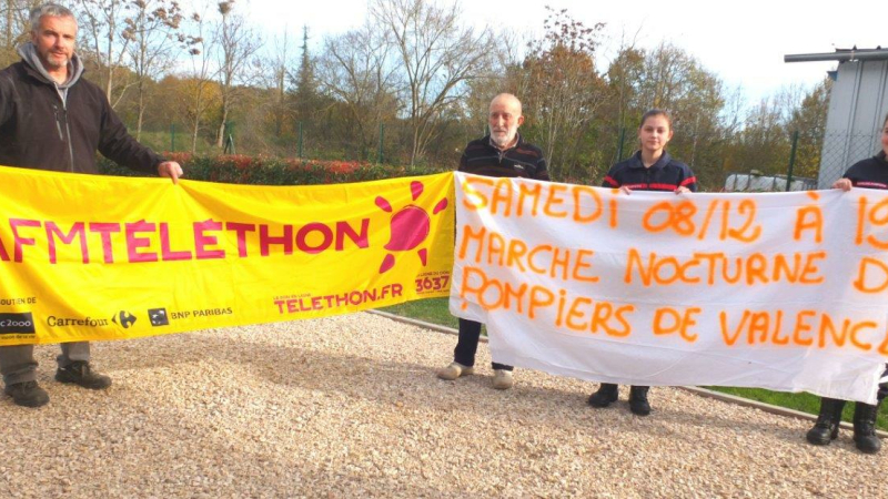 Marche aux lampions pour le Téléthon