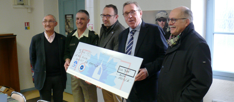 La solidarité du RC Auch envers le Bleuet de France
