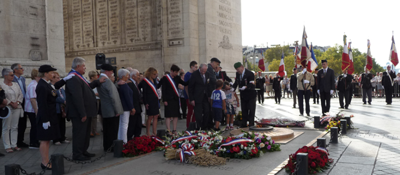 L'amicale des descendants et amis des soldats des 88°-288°RI et 135°RIT apporte son soutien au comité de "La Flamme sous l'Arc de Triomphe"