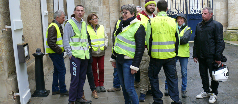 Les gilets jaunes auscitains prêts pour ce samedi acte IV
