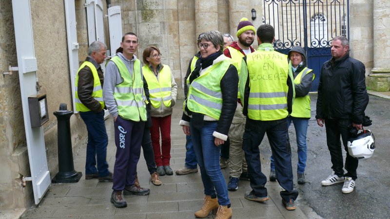 Les gilets jaunes auscitains prêts pour ce samedi acte IV