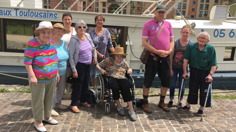 De bons moments partagés entre les résidents de l'EPHAD de l'hôpital de proximité