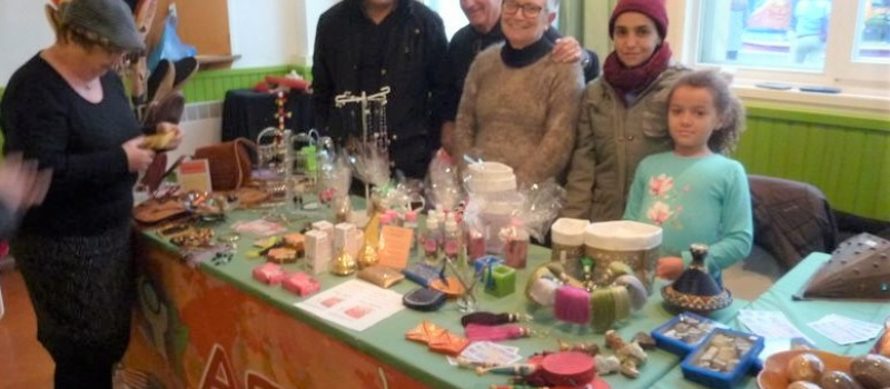 L'association ASMA au marché de Noël 
