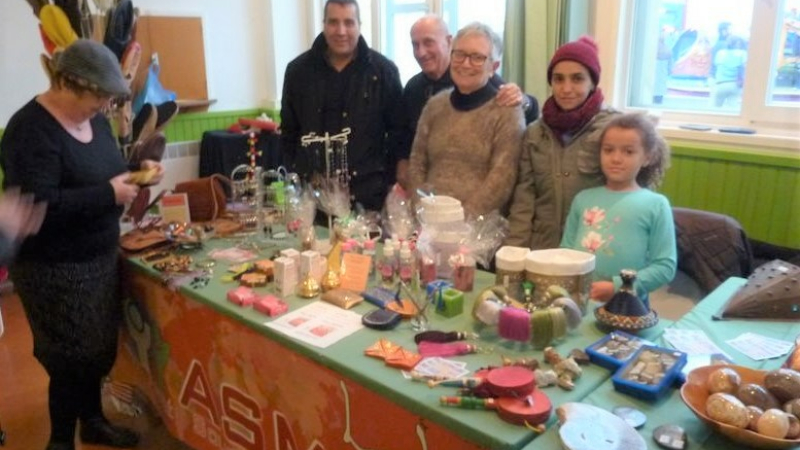 L'association ASMA au marché de Noël 