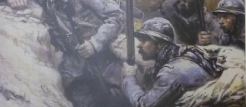 Dans les tranchées de la guerre de 14/18 