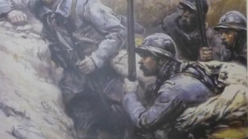 Dans les tranchées de la guerre de 14/18 
