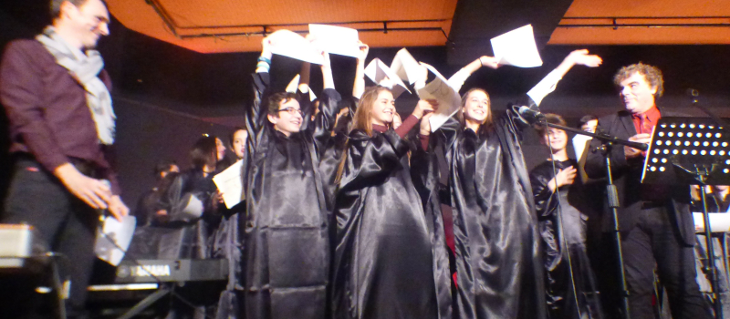Le concert du collège pour le téléthon