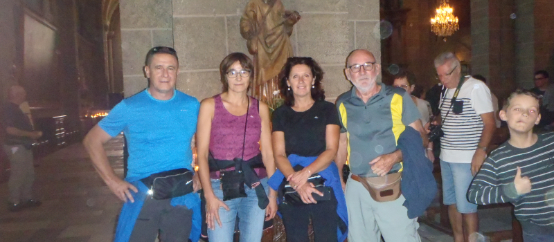 Quatre "Caminaïres"  sur les Chemins de Saint-Jacques