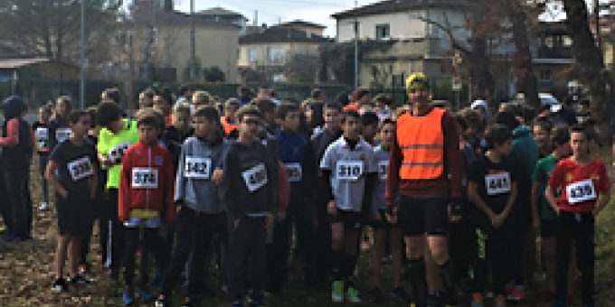 Au départ de la course, l'an dernier - Noël 2017.