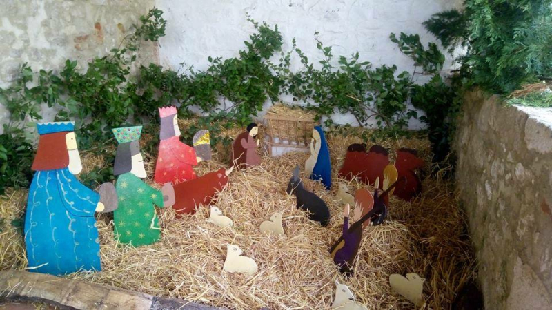 La crèche est faite