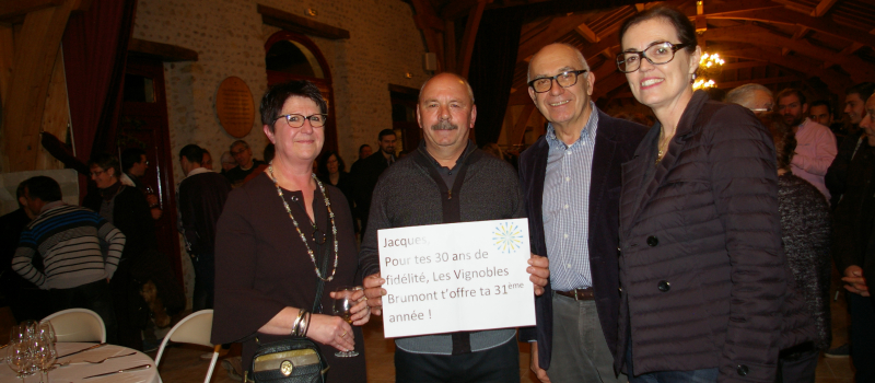 Départ en retraite aux "Vignobles Brumont"