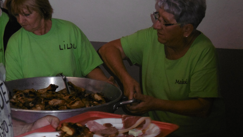 Le repas de l’A.G. par Maïté «  un vrai bonheur»