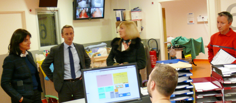 La préféte, Catherine Séguin, a rendu visite aux services de sécurité et de secours  
