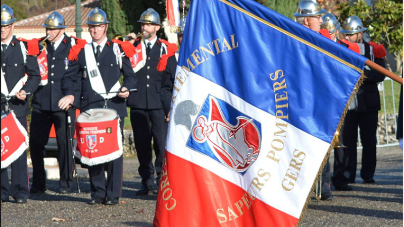 Passation de commandement au centre de secours 