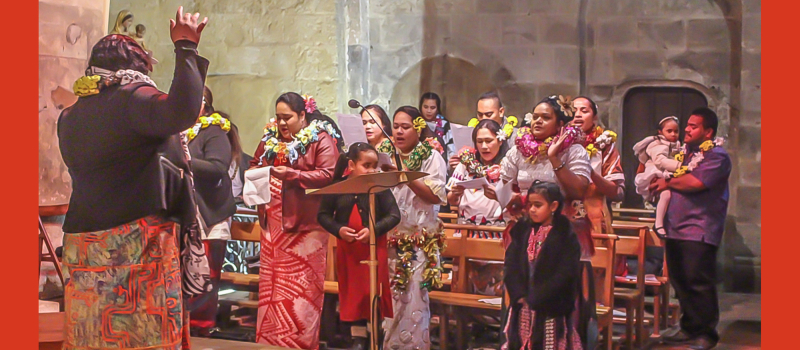 Les Wallisiens ont animé une somptueuse messe de Noël à Nogaro  