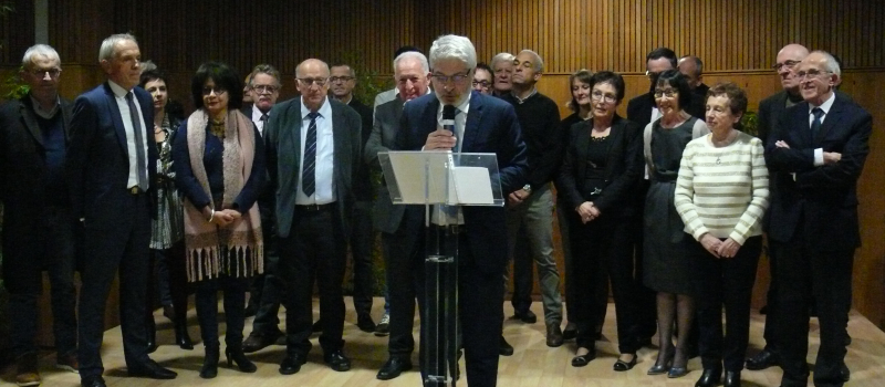 Vœux de la municipalité : Jean-Michel Blay, nouvel édile, a conquis son public 