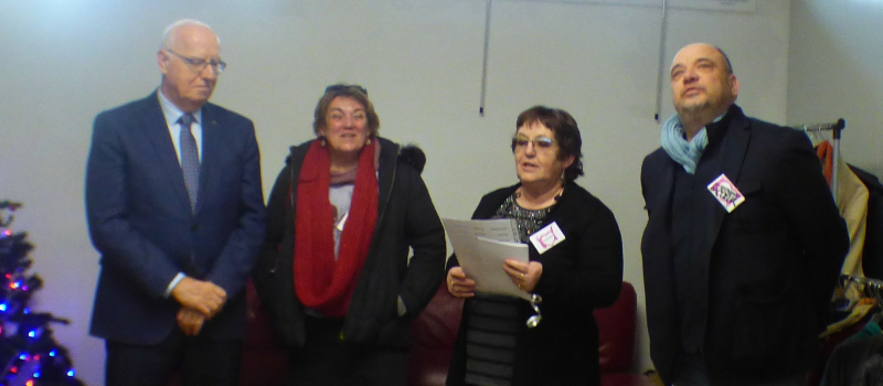 Inauguration des locaux réhabilités des Restaurants du Cœur