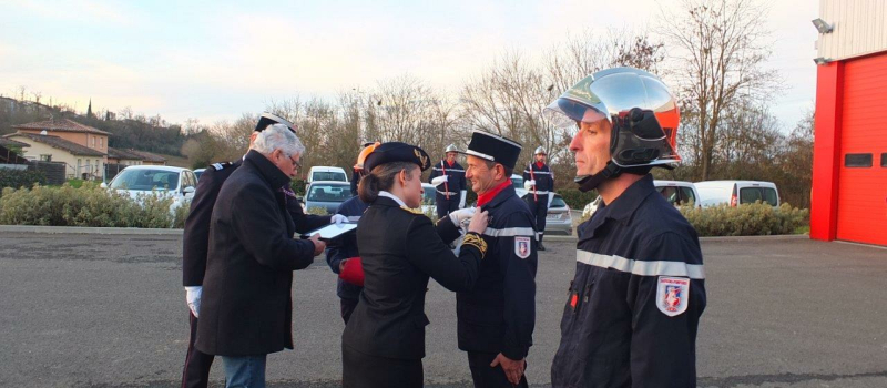 Médailles et promotions lors de la Sainte-Barbe