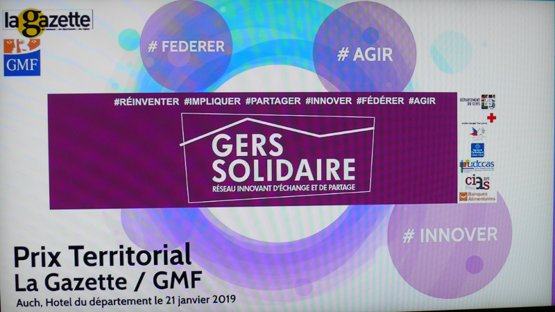 Prix national pour Gers Solidaire